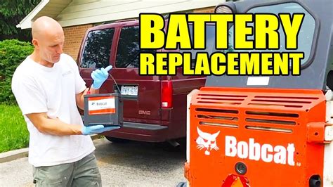 bobcat skidster battery replacement